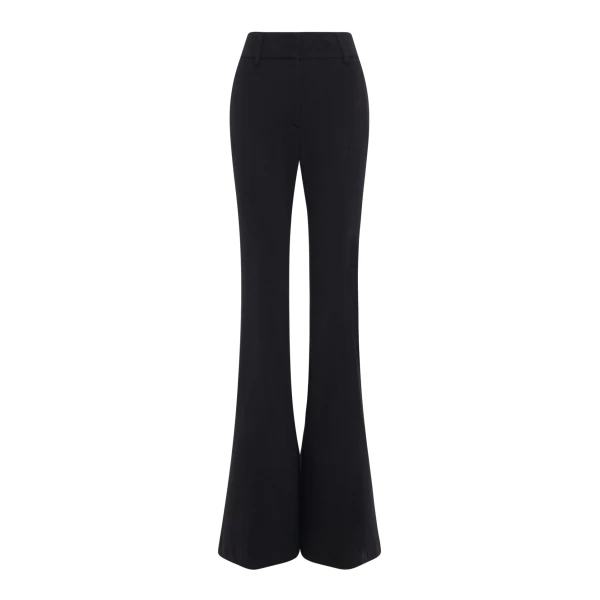 Gabriela Hearst Rhein Flare Pant in Black Cashmere Jersey, view 6