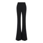 Gabriela Hearst Rhein Flare Pant in Black Cashmere Jersey