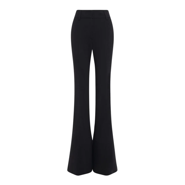 Gabriela Hearst Rhein Flare Pant in Black Cashmere Jersey