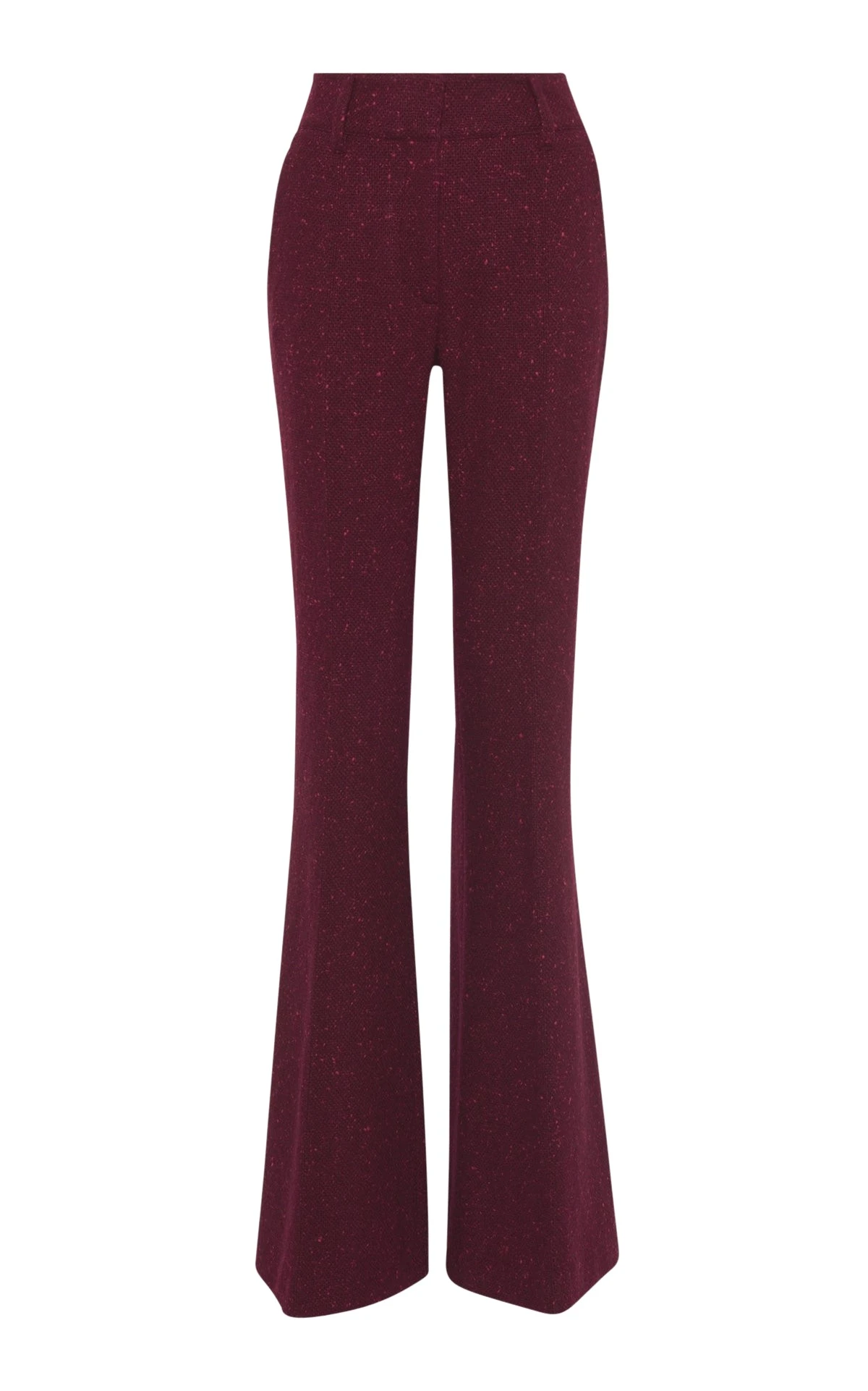 Rhein Flare Pant in Bordeaux Speckled Cashmere