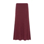 Gabriela Hearst Sabine Knit Midi Skirt in Bordeaux Beaded Cashmere Silk