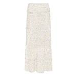 Gabriela Hearst Sabine Knit Midi Skirt in Ivory Multi Beaded Cashmere Silk