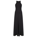 Gabriela Hearst Siren Knit Maxi Dress in Black Merino Wool