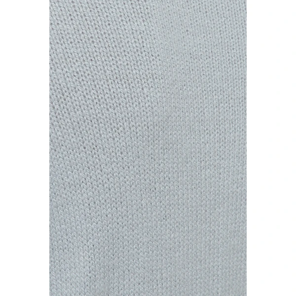 Gabriela Hearst Sohan Knit Short Sleeve Polo in Light Blue Cashmere, view 5
