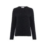 Gabriela Hearst Tansey Knit Sweater in Black Cashmere