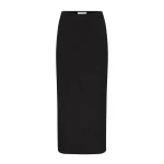 Gabriela Hearst Terranova Knit Maxi Skirt in Black Mulberry Silk