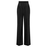 Gabriela Hearst Vargas Wide-leg Pant in Black & Camel Cashmere