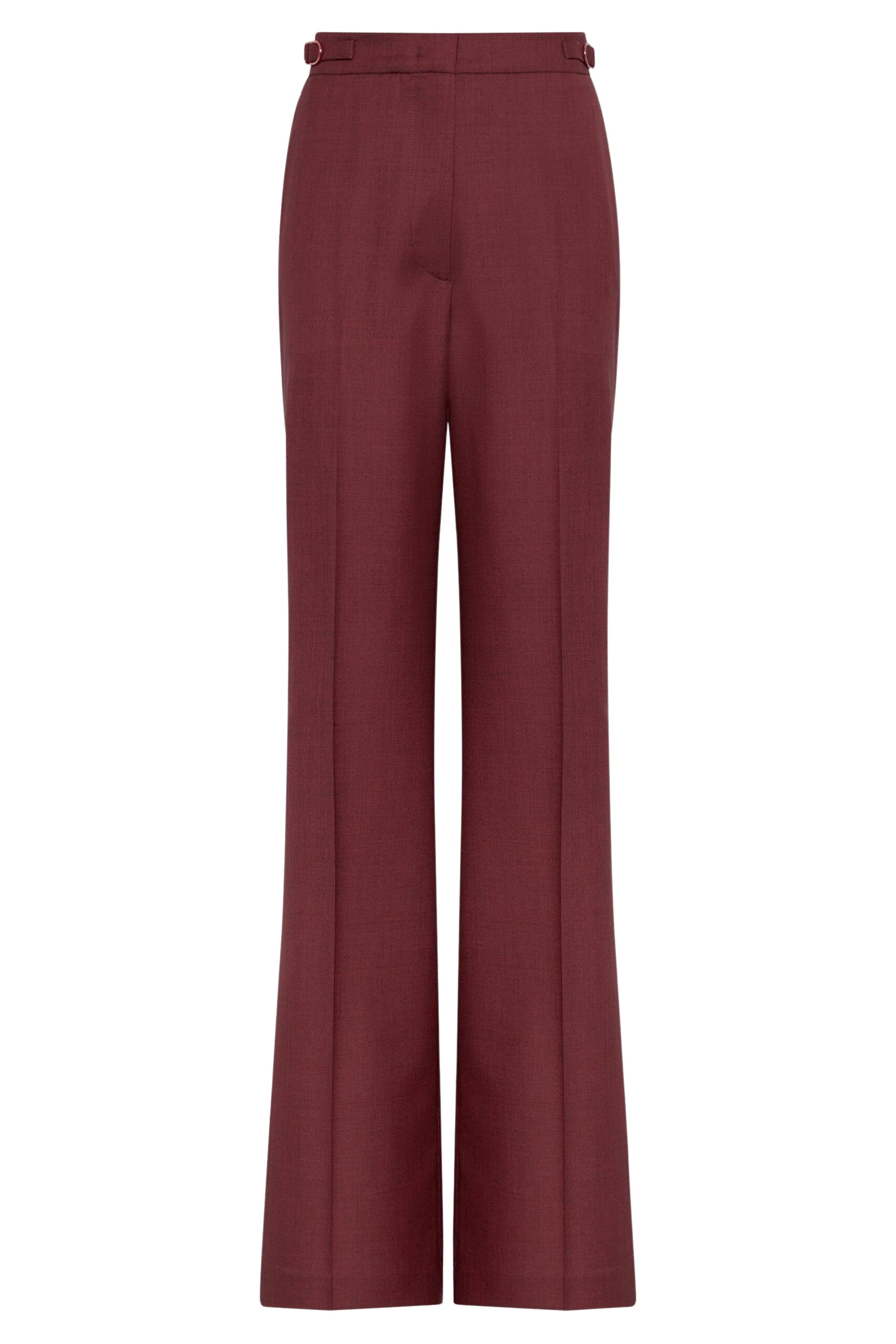 Gabriela-Hearst-Vesta-Flare-Pant-in-Bordeaux-Wool-Silk-scaled90867_nobg Gabriela Hearst Vesta Flare Pant in Bordeaux Wool Silk