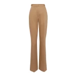 Gabriela Hearst Vesta Flare Pant in Camel Light Sea Island Cotton Twill