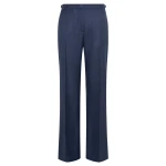 Gabriela Hearst Vesta Flare Pant in Denim Virgin Wool Silk with Linen