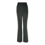 Gabriela Hearst Vesta Flare Pant in English Green Sea Island Cotton Corduroy