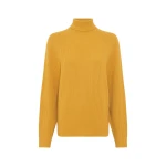 Gabriela Hearst Wigman Knit Turtleneck Sweater in Golden Birch Cashmere