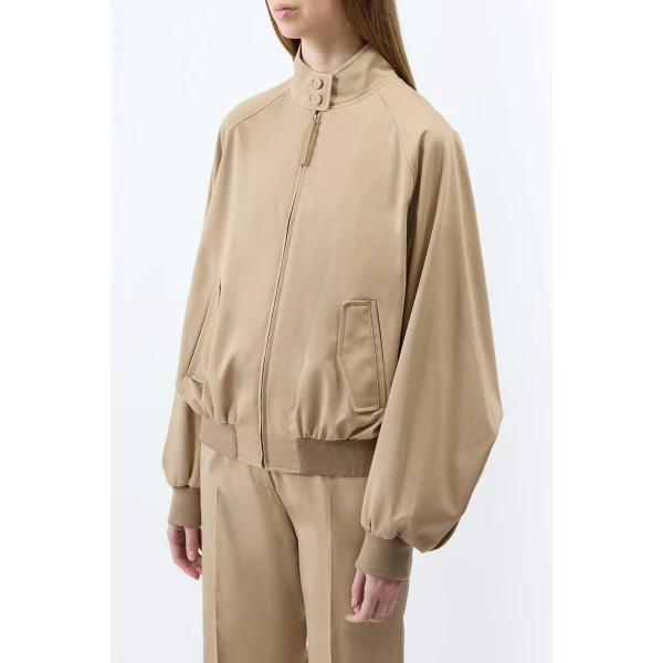Gabriela Hearst Wynne Jacket in Camel Light Sea Island Cotton Twill, view 3