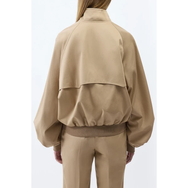 Gabriela Hearst Wynne Jacket in Camel Light Sea Island Cotton Twill, view 4