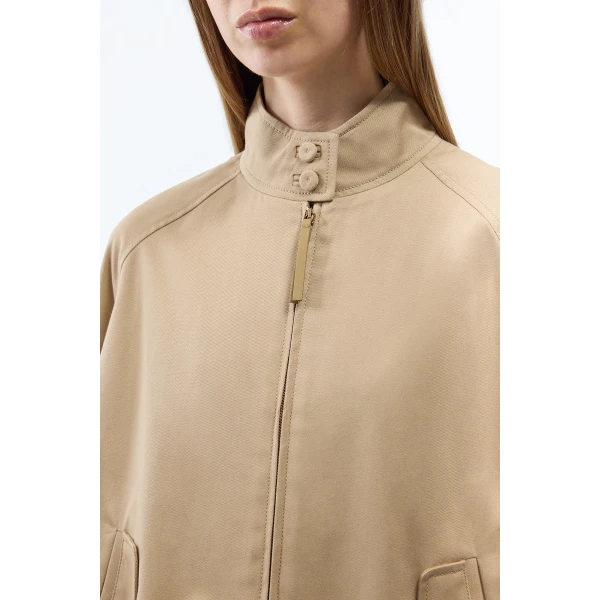 Gabriela Hearst Wynne Jacket in Camel Light Sea Island Cotton Twill, view 5