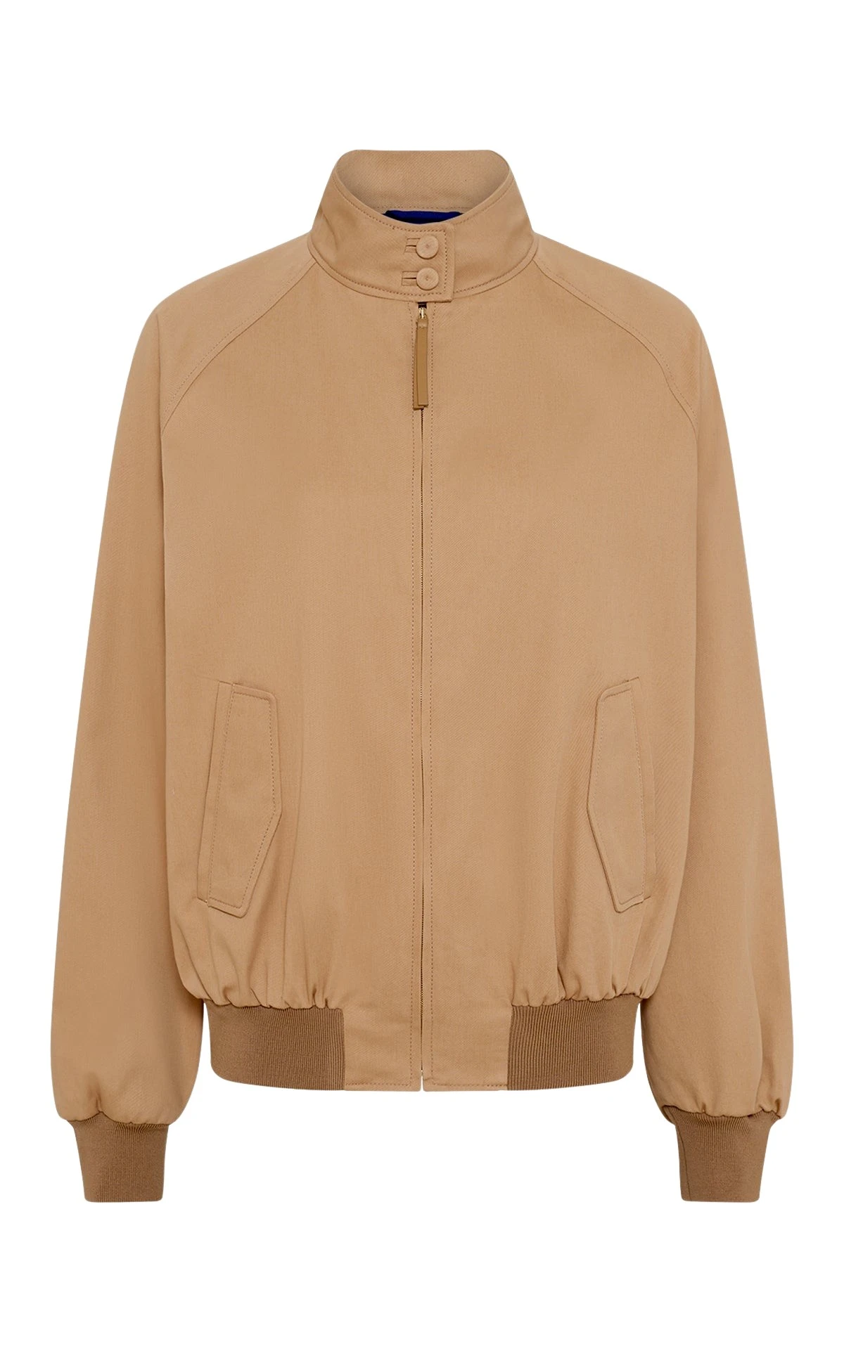 Gabriela Hearst Wynne Jacket in Camel Light Sea Island Cotton Twill