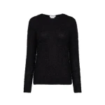 Gabriela Hearst Zoharin Knit Sweater in Black Silk Cashmere