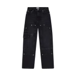 Ganni Audri Jeans in Black Rigid Denim