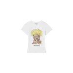 Ganni Baby Fit T-shirt with Tiger Top