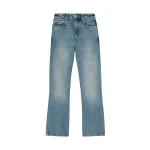 Ganni Betzy Cropped Jeans in Tint Rigid Denim