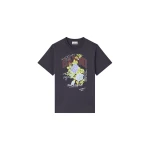 Ganni Black Rose T-shirt Top