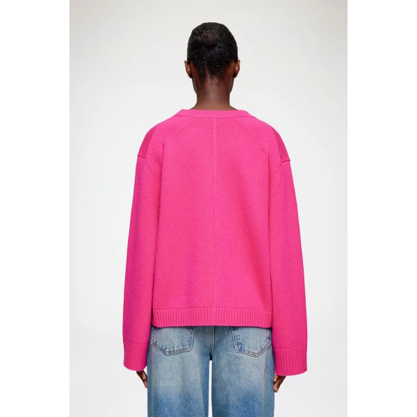 Ganni Classic Cardigan in Wool, view 4