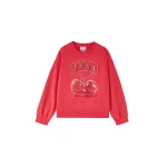 Ganni Crewneck with Cherry Top