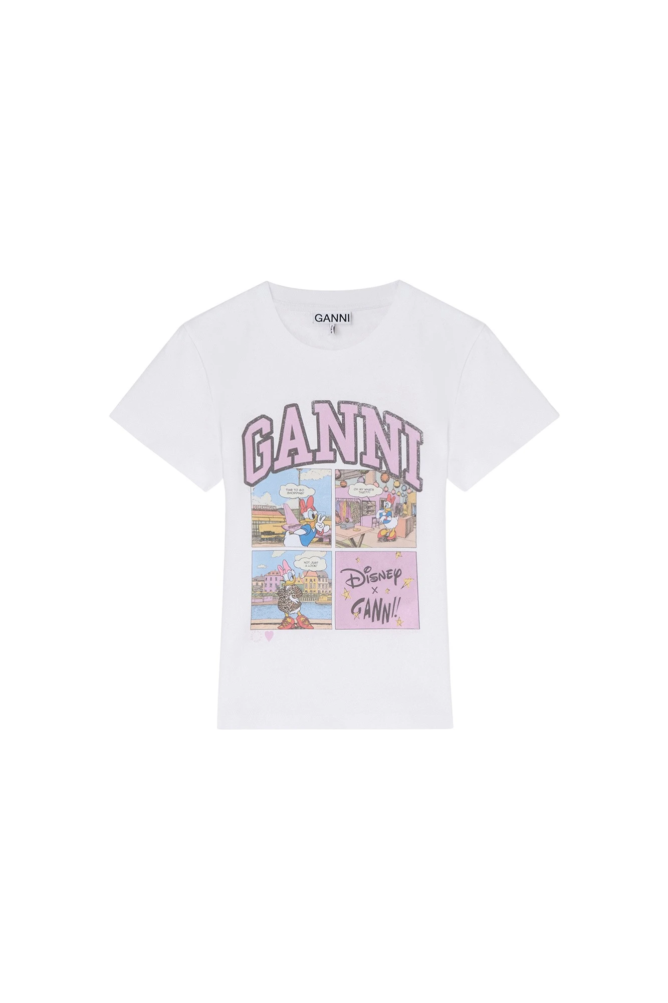 Ganni Daisy Duck Baby Fit T-shirt Top