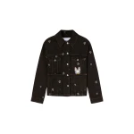 Ganni Daisy Duck Denim Oversized Jacket