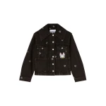 Ganni Daisy Duck Denim Short Jacket