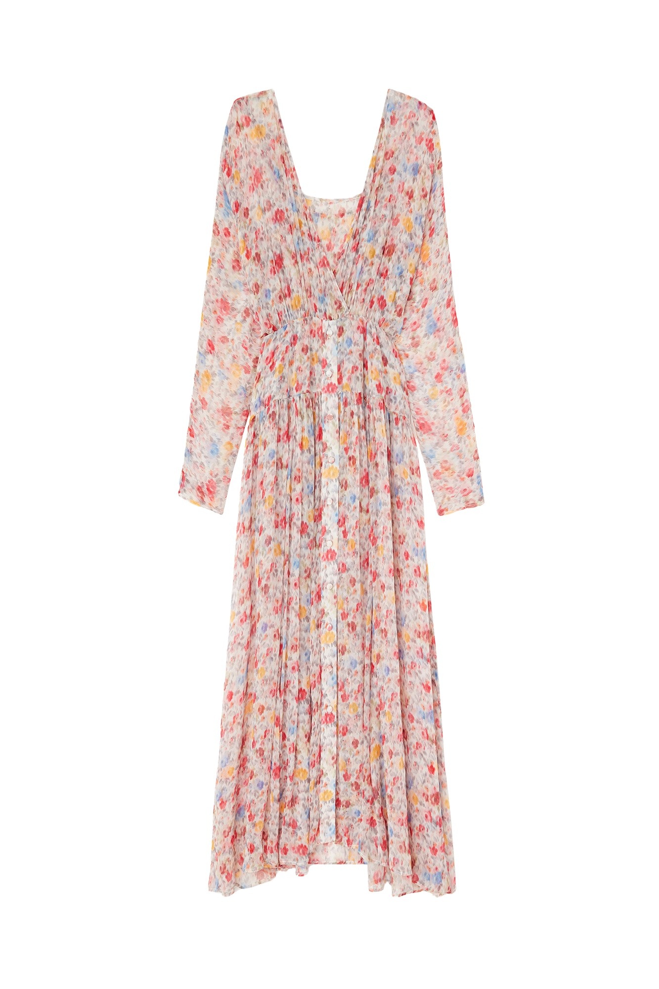 Ganni Dress in Floral Silk