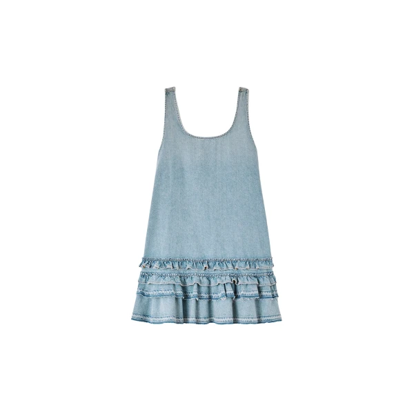 Ganni Dress in Lightweight Denim