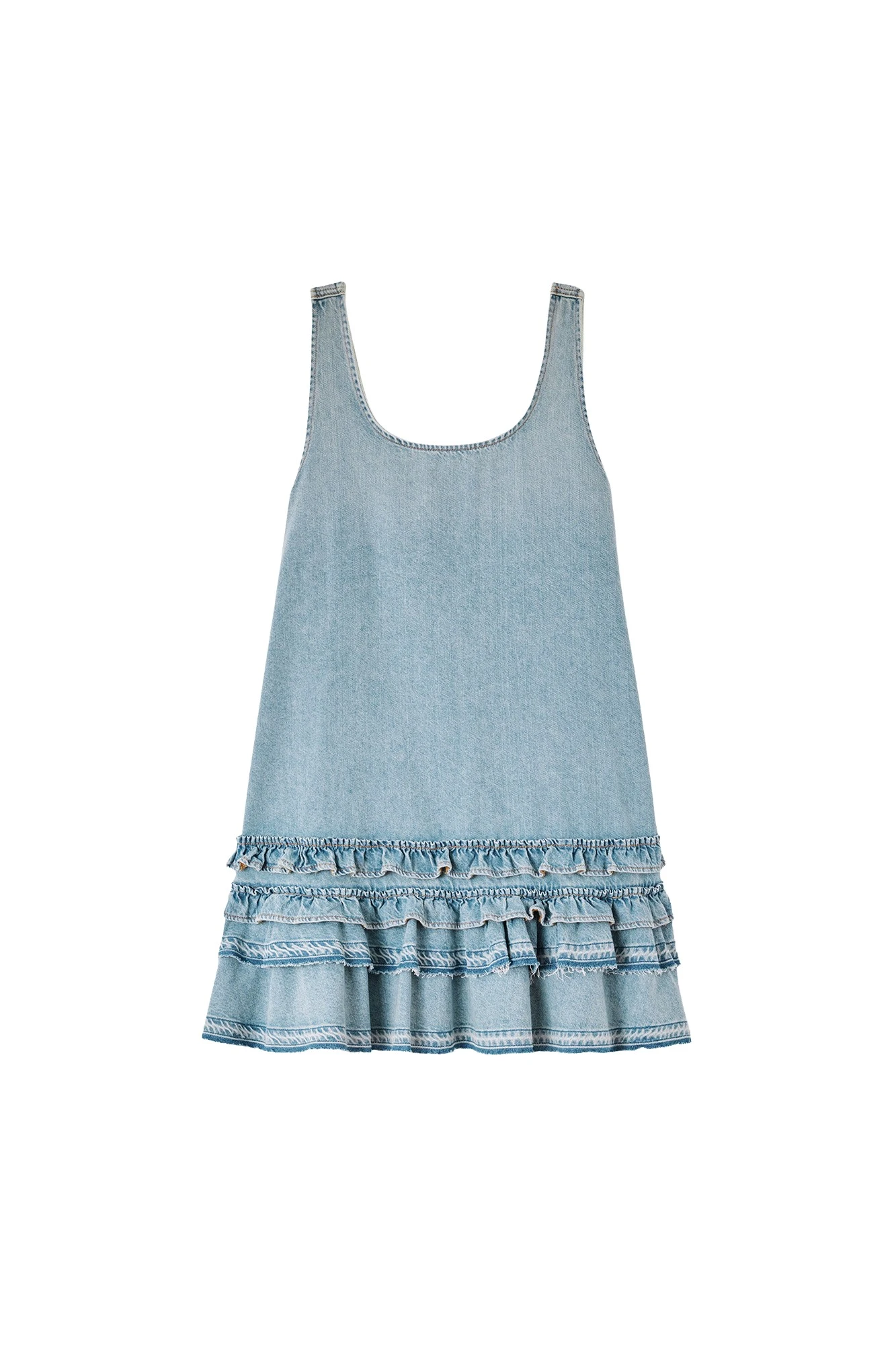 Ganni Dress in Lightweight Denim