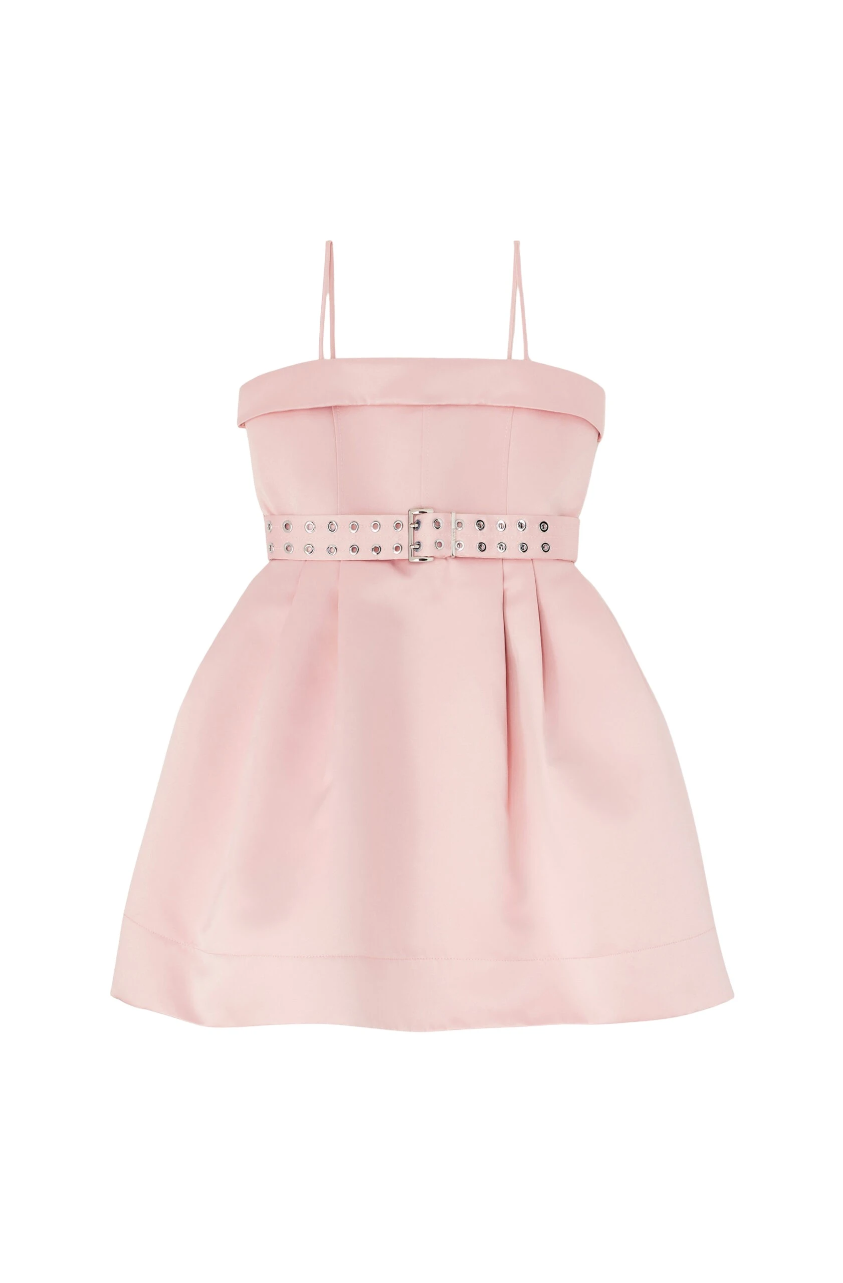 Ganni Dress in Pink Satin