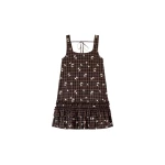 Ganni Dress in Printed Check