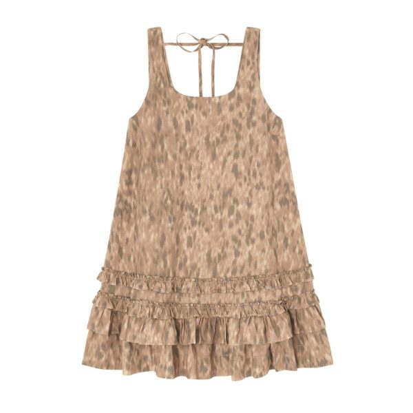 Ganni Dress in Printed Cotton