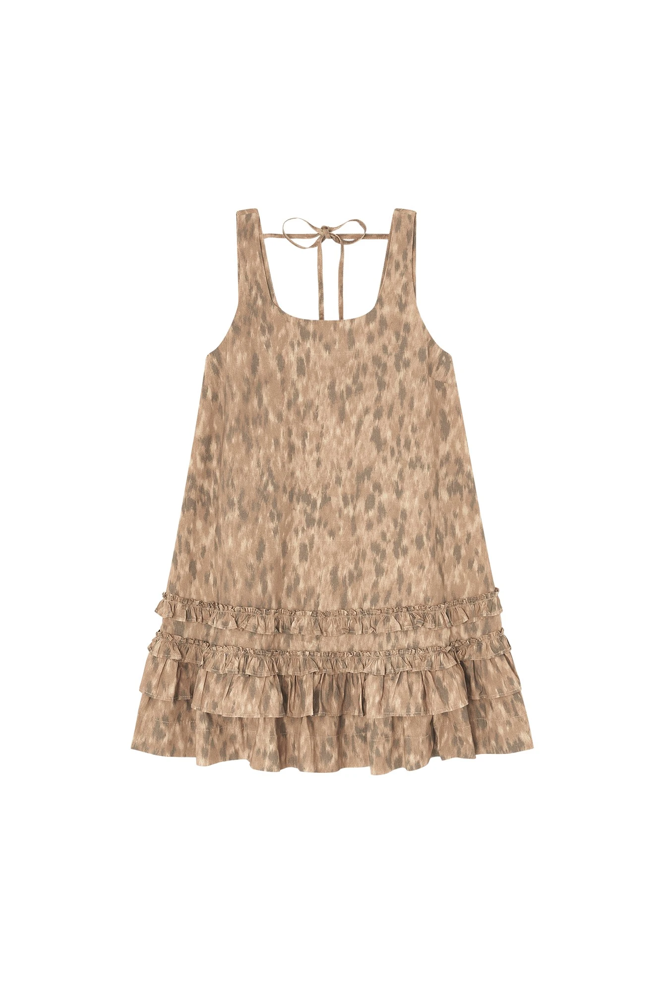 Ganni Dress in Printed Cotton