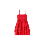 Ganni-Dress-in-Red-Cotton-451724_nobg Ganni Dress in Red Cotton