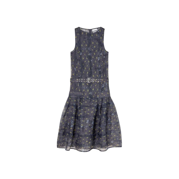 Ganni Dress in Shibori Organza