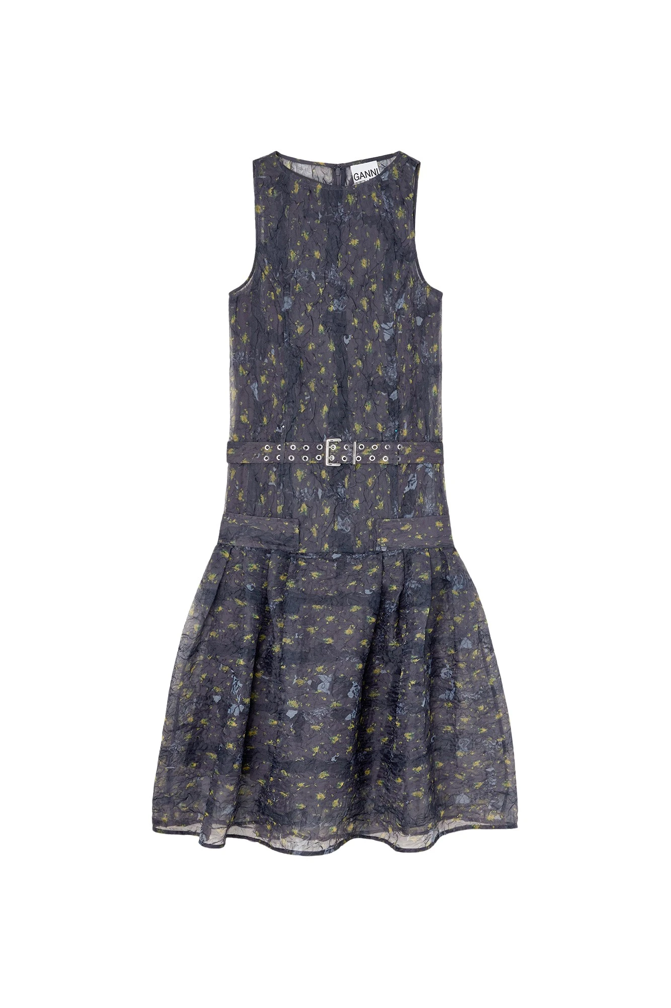 Ganni Dress in Shibori Organza
