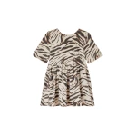 Ganni Dress in Zebra Denim