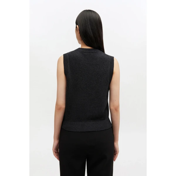 Ganni Graphic Wool Vest, view 4