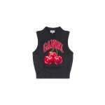 Ganni Graphic Wool Vest