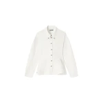 Ganni Ivory Peplum Shirt