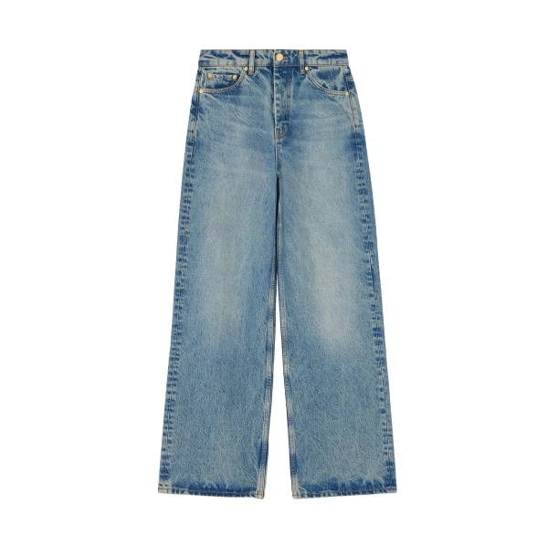 Ganni Izey Jeans in Tint Rigid Denim