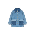 Ganni Jacket in Patchwork Denim