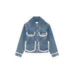 Ganni Jacket in Rigid Denim
