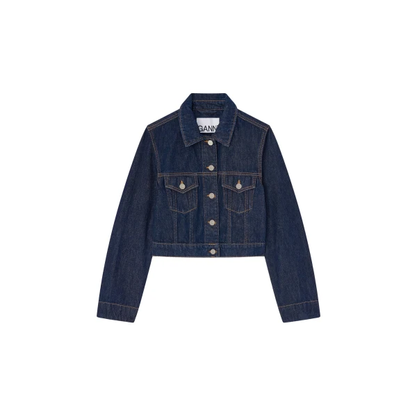Ganni Jacket in Rinse Denim
