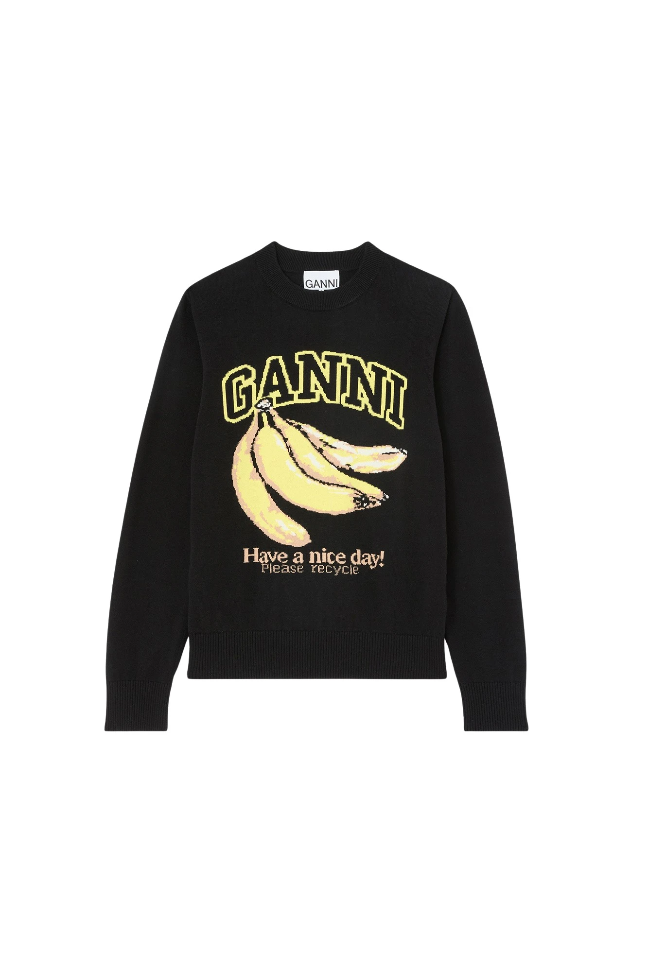 Ganni-Jumper-with-Banana-164424_nobg Ganni Jumper with Banana Knit
