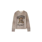 Ganni Jumper with Tiger Knit